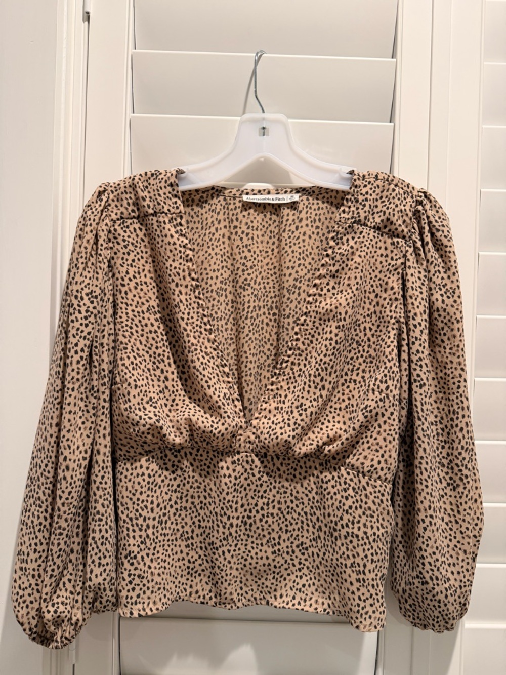 Abercrombie & Fitch Animal Print Top